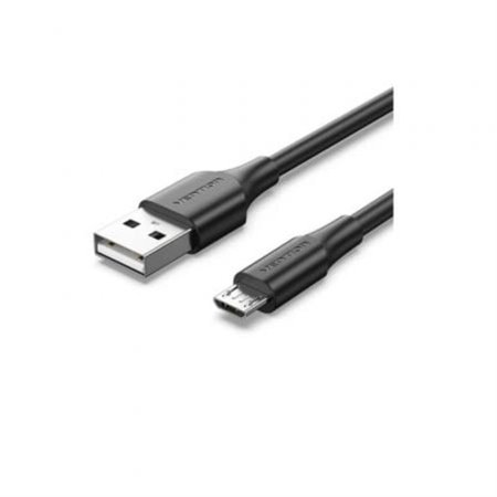 Cabo USB 2.0 Vention CTIBC/ USB Macho - MicroUSB Macho/ Até 60W/ 480Mbps/ 25cm/ Preto