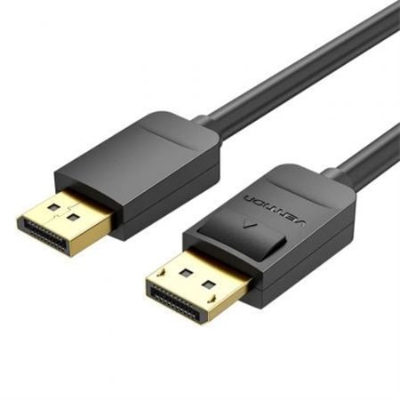 Cabo DisplayPort 1.2 4K Vention HACBF/ DisplayPort Macho - DisplayPort Macho/ 1m/ Preto