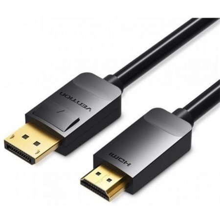 Cabo Conversor Vention HADBI/ DisplayPort Macho - HDMI Macho/ 3m/ Preto