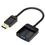 Cabo Conversor Vention HBFBB/ Displayport Macho - VGA Fêmea/ 15cm/ Preto