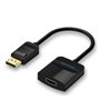 Cabo Conversor Vention HBGBB/ Displayport Macho - HDMI Fêmea/ 15cm/ Preto