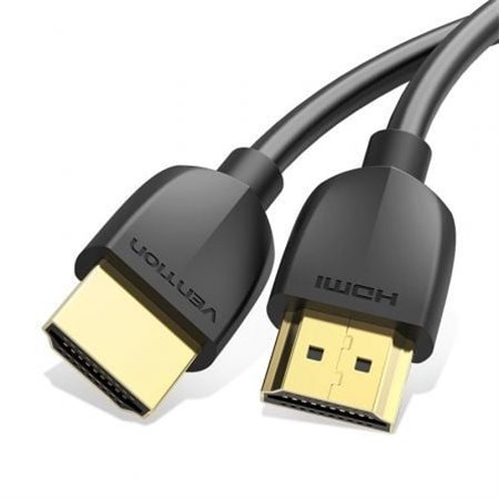 Cabo HDMI 2.0 4K Portatil Vention AAIBD/ HDMI Macho - HDMI Macho/ 50cm/ Preto