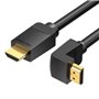 Cabo HDMI 2.0 4K angular Vention AAQBG/ HDMI Macho - HDMI Macho/ 1.5m/ Preto