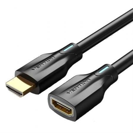 Extensão HDMI 8K Vention AHBBF/ HDMI Macho - HDMI Fêmea/ 1m/ Preto