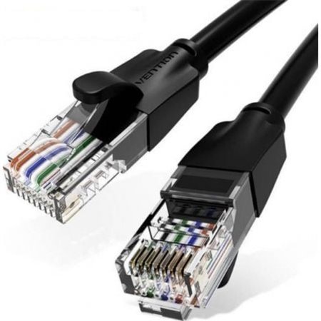 Cabo de Rede RJ45 UTP Vention IBEBK Cat.6/ 8m/ Preto