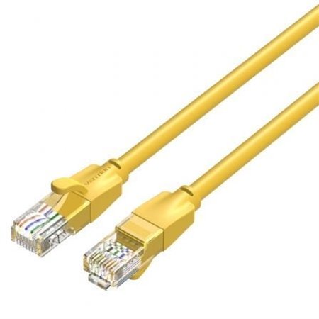 Cabo de Rede RJ45 UTP Vention IBEYF Cat.6/ 1m/ Amarelo