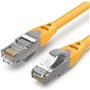 Cabo de Rede RJ45 SFTP Vention IBHYI Cat.6A/ 3m/ Amarelo