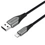 Cabo USB 2.0 Lightning Vention LABHD/ USB Macho - Lightning Macho/ Até 12W/ 480Mbps/ 50cm/ Cinza