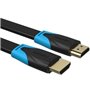 Cabo HDMI 2.0 4K Vention VAA-B02-L075/ HDMI Macho - HDMI Macho/ 75cm/ Preto