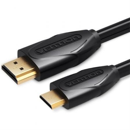 Cabo HDMI Vention VAA-D02-B150/ HDMI Macho - Mini HDMI Macho/ 1.5m/ Preto