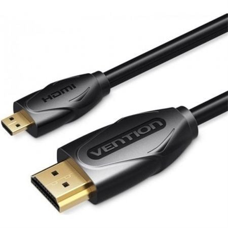 Cabo HDMI Vention VAA-D03-B300/ HDMI Macho - Micro HDMI Macho/ 3m/ Preto