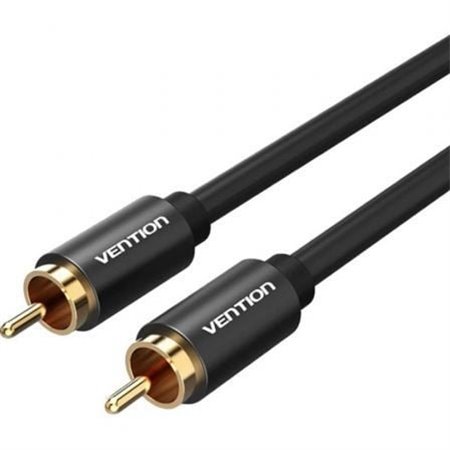 Cabo Estéreo Vention VAB-R09-B100/ RCA Macho - RCA Macho/ 1m/ Preto