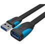 Extensão USB 3.0 Vention VAS-A13-B200/ USB Macho - USB Fêmea/ 5Gbps/ 2m/ Preto e Azul