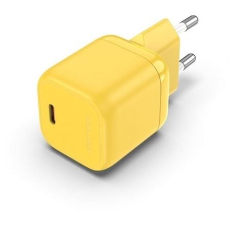 Carregador de Parede Vention FAKY0-EU/ 1xUSB Tipo-C/ 30W