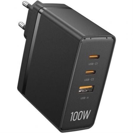 Carregador de Parede Vention FEGB0-EU/ 2xUSB Tipo-C/ 1xUSB/ 100W