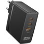 Carregador de Parede Vention FEGB0-EU/ 2xUSB Tipo-C/ 1xUSB/ 100W