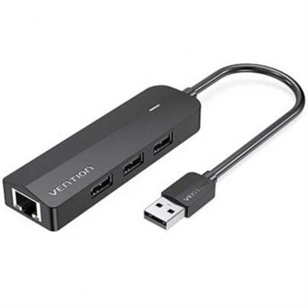 Docking USB 2.0 Vention CHPBB/ 3xUSB/ 1xMicro USB PD/ 1xRJ45/ Preto