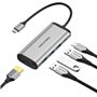 Docking USB Tipo-C Vention CNBHB/ 1xHDMI/ 3xUSB/ 1xUSB Tipo-C PD/ Cinza