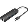 Docking USB Tipo-C Vention TGPBB/ 3xUSB/ 1xRJ45/ 1xMicro B PD/ Preto