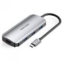 Docking USB Tipo-C Vention TOFHB/ 1xHDMI/ 3xUSB/ 1xUSB Tipo-C/ 1xUSB Tipo-C PD