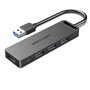 Hub USB 3.0 Vention CHLBD/ 4xUSB/ MicroUSB PD/ 50cm