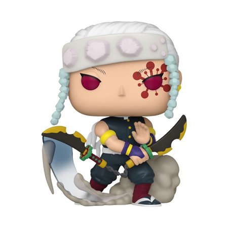 Funko pop demon slayer tengen uzui com opção de perseguição metálica 75574