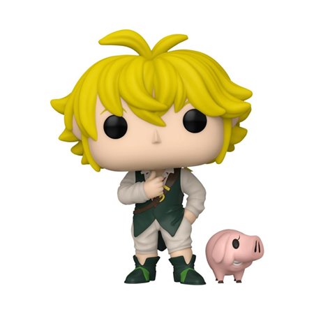 Funko pop animação sete pecados capitais meliodas com falcões 75541