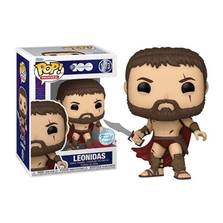 Funko pop cinema warning bross 100º aniversário 300 leonidas batalha 1473 exclusivo