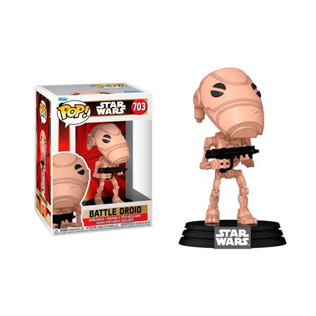 Funko pop star wars a batalha da ameaça fantasma android 76016