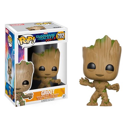 Funko pop Marvel Guardiões da Galáxia Volume 2 Pequeno Groot 13230