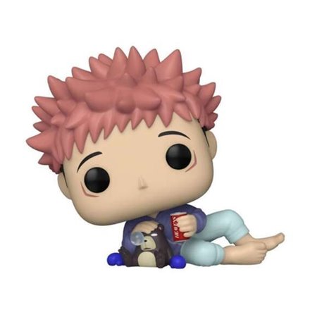 Funko pop jujutsu kaisen itadori com boneca tsukamoto exclusiva