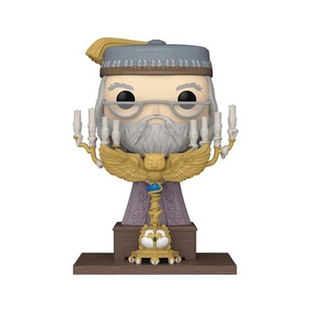 Funko pop harry potter deluxe dumbledore com pódio 76002