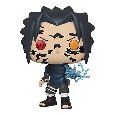 Funko pop naruto shippuden sasuke marca amaldiçoada 35525