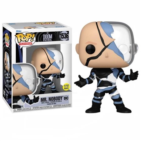 Funko Pop DC Comics Doom Patrol Mr Ninguém Brilha no Escuro 75891