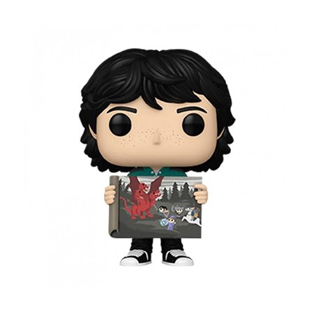 Funko pop Stranger Things s4 Mike com desenho de Will 80137