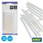 Conjunto de 12 Barras de Cola Quente 7Mm Transparentes