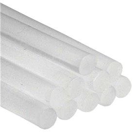 Conjunto de 10 Barras de Cola Quente 11X200Mm Transparentes