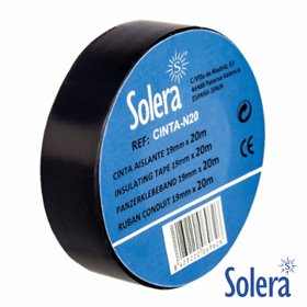 Fita Isoladora Preta 19Mm 20M Solera