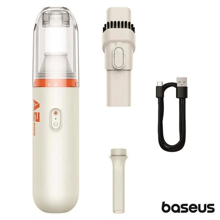 Aspirador Portátil A2Pro s/ Saco 80W Branco Baseus