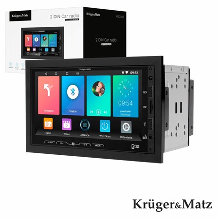 Auto-Rádio Android 7" 4X 45W GPs/BT/AUX/FM c/ Comando Ir