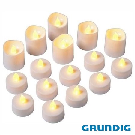 Conjunto de 16 Velas c/ LED Grundig