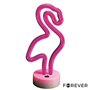 Luz LED Neon em Forma de Flamingo c/ Base