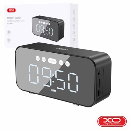 Relógio Despertador 5W c/ BAT/Bluetooth/MicroSD/FM/AUX XO