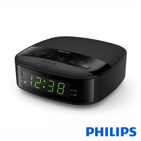 Relógio Despertador FM Digital PhilIPs