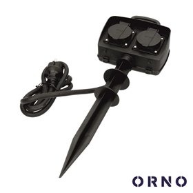 Extensão Elétrica 2X Schuko IP44 Exterior 1.5M Orno