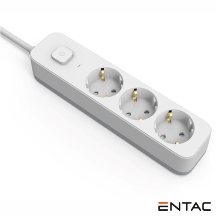 Extensão Elétrica 3X Schuko c/ Interruptor 3M Entac