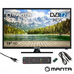 TV DLED 19" HD HDMI USB Colunas 2X3W 220V/12V Manta