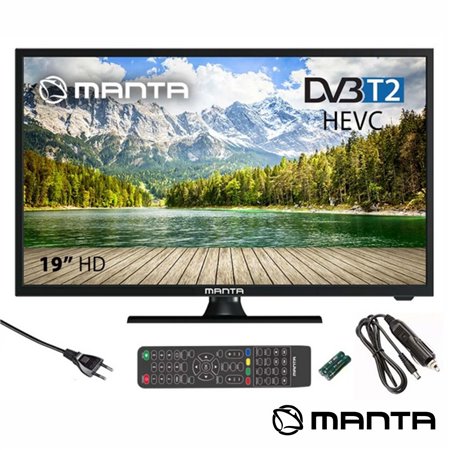 TV DLED 19" HD HDMI USB Colunas 2X3W 220V/12V Manta