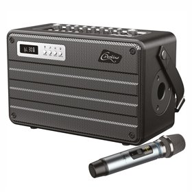 Coluna AMPlificada All-In-One 100W c/ Microfone UHF Coluna AMPlificada All-In-One 100W c/ Microfone UHF