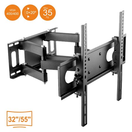 Suporte LCD/LED Curvo 32/55" 35Kg Vesa 400/400 c/ 2 Braços